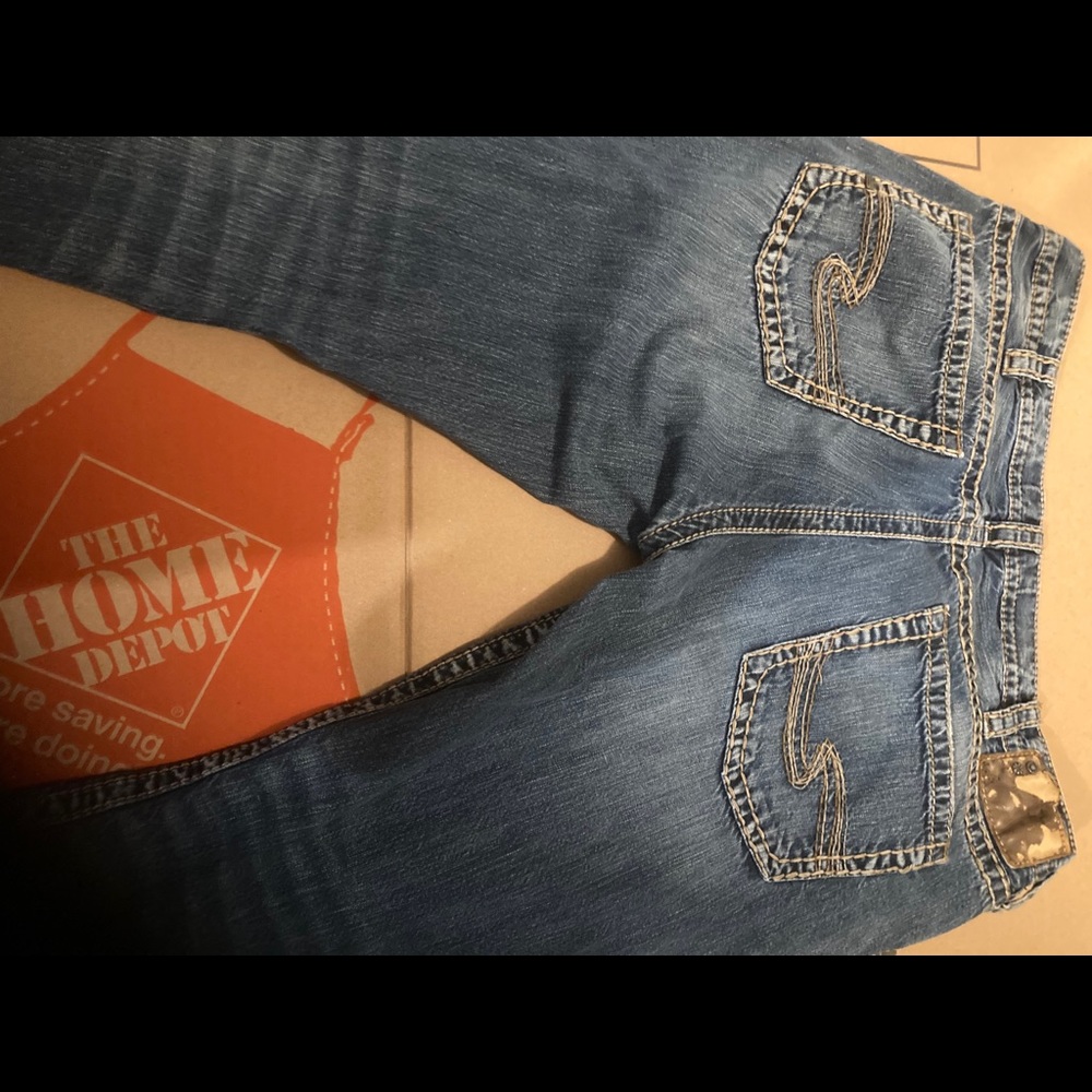 Silver jeans